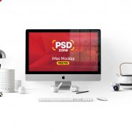 iMac Mockup Free PSD