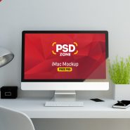 Free iMac Mockup PSD