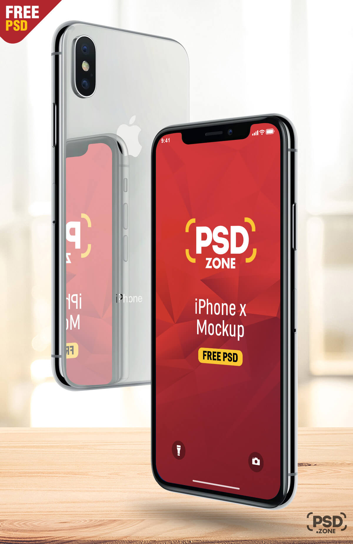 Apple iPhone X Mockup Free PSD - PSD Zone