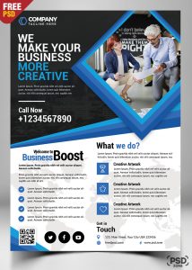 Corporate Business Flyer Free PSD