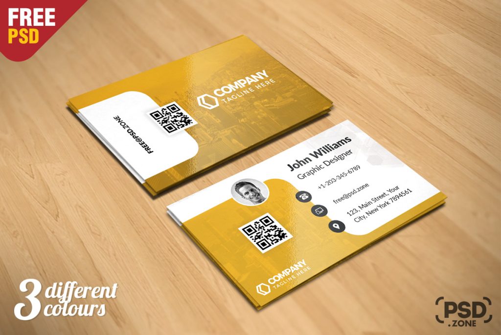 Business Card Template Psd Free Download