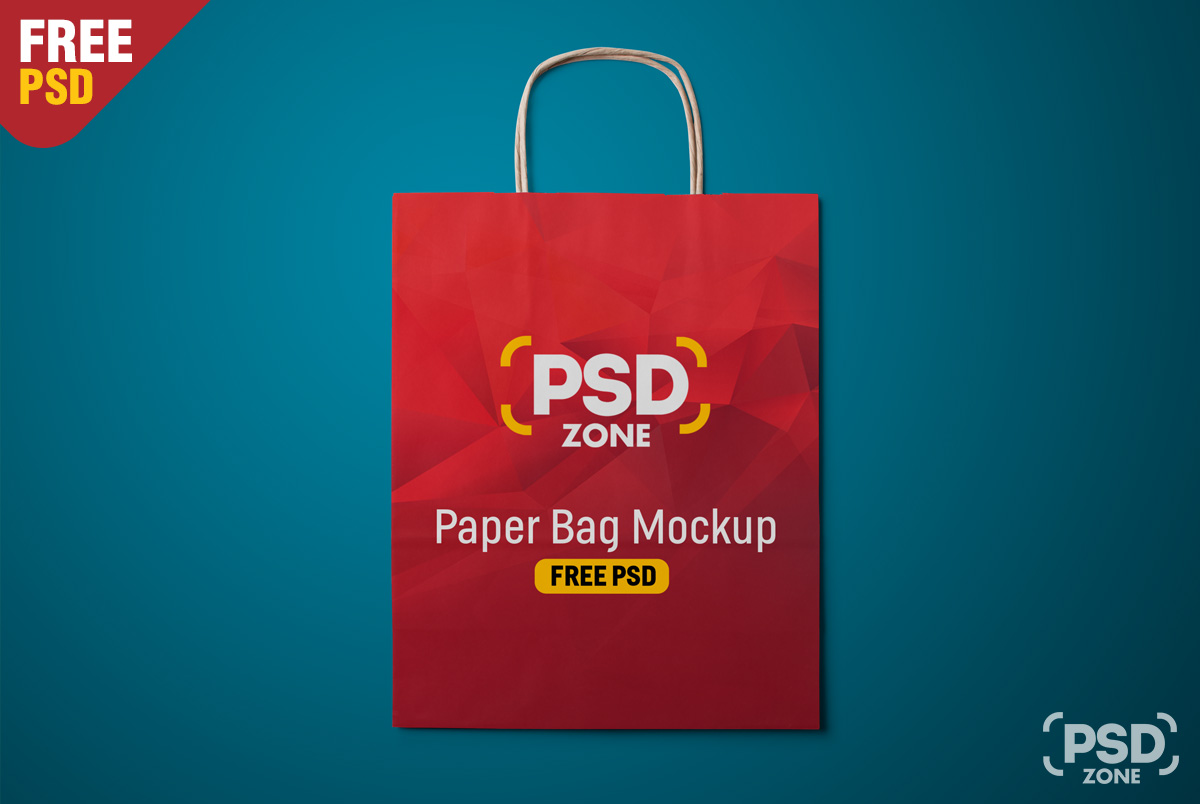 Download Paper Shopping Bag Mockup Free PSD - PSD Zone