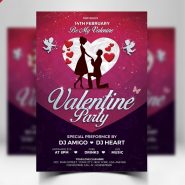 Valentines Day Flyer Free PSD
