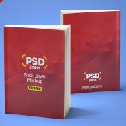 Realistic Book Mockup Free PSD