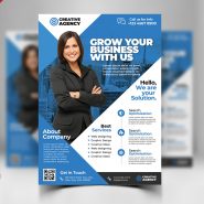 Corporate Business Flyer Free PSD Set
