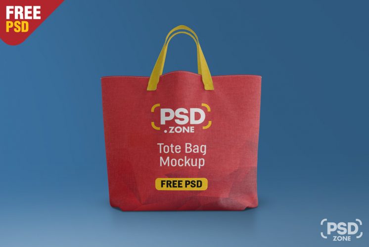 Download Canvas Tote Bag Mockup Free PSD - PSD Zone