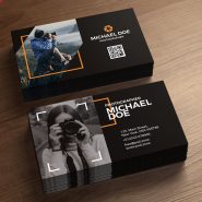 Photography Business Cards Template PSD
