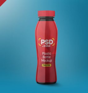 Plastic Bottle Mockup PSD