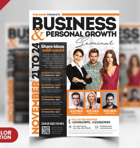 Business Seminar AD Flyer PSD
