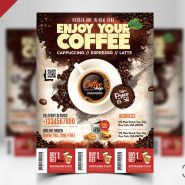 Coffee Shop Flyer Template PSD