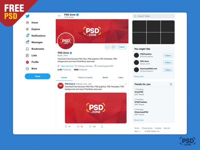 Download New Twitter Post Mockup 2019 - PSD Zone