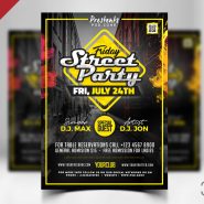 Street Party Flyer PSD Template