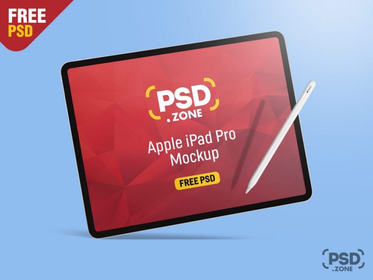 Apple iPad Pro 2019 Mockup PSD Zone