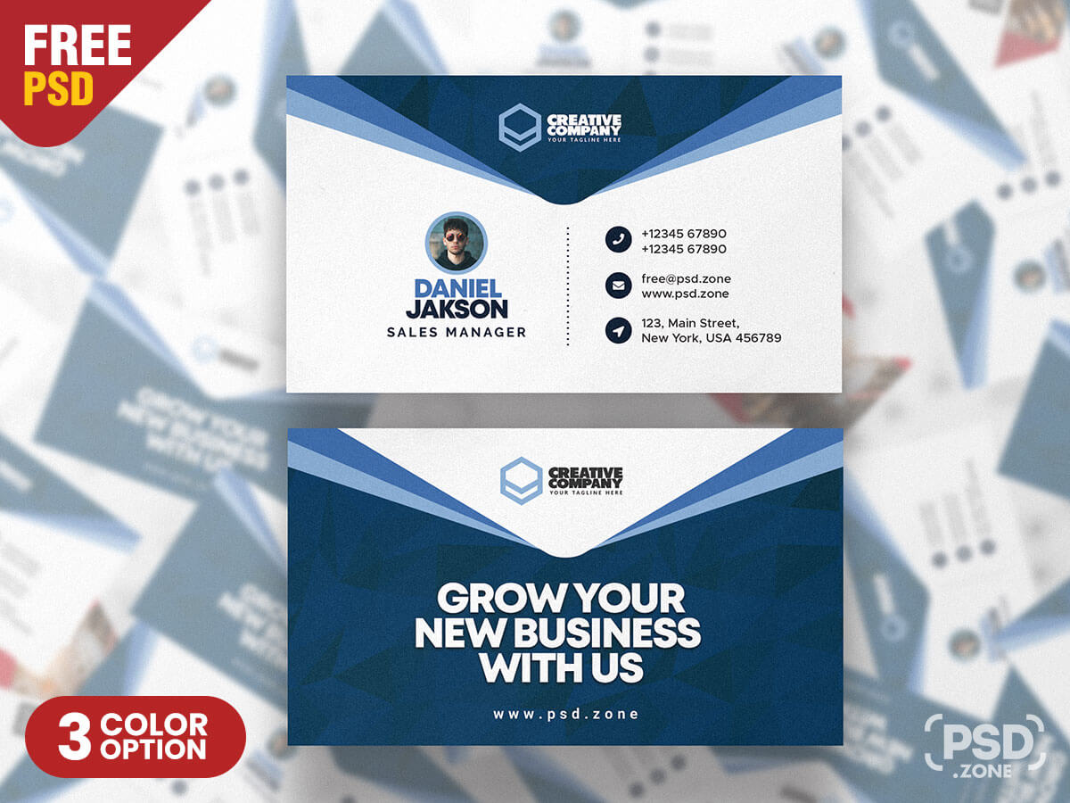 visiting card background psd