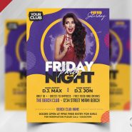 Awesome Party Flyer PSD Template