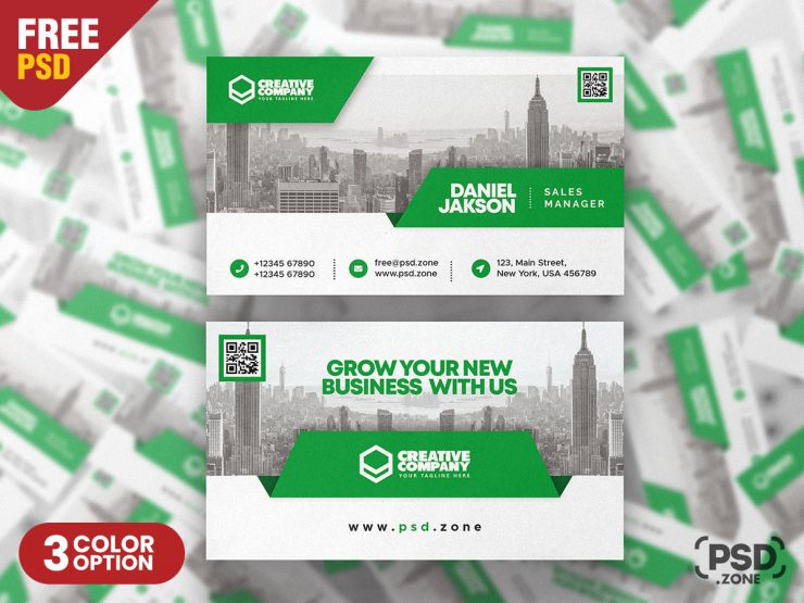Awesome Business Card PSD Template Set