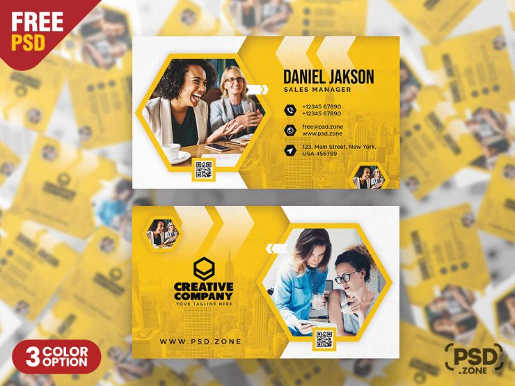 Awesome Creative Business Card PSD Templates