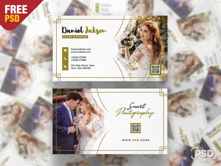 Wedding Photography Business Card PSD