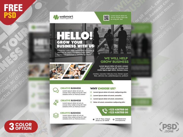 Corporate Business Promotion Flyer PSD