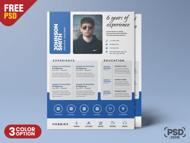 Resume Templates Archives Psd Zone