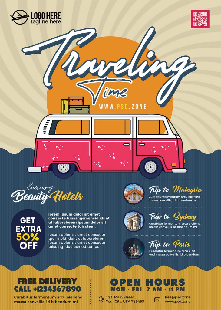 travel agency ad examples