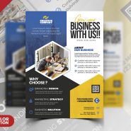 Business Advertisement Flyer Design PSD