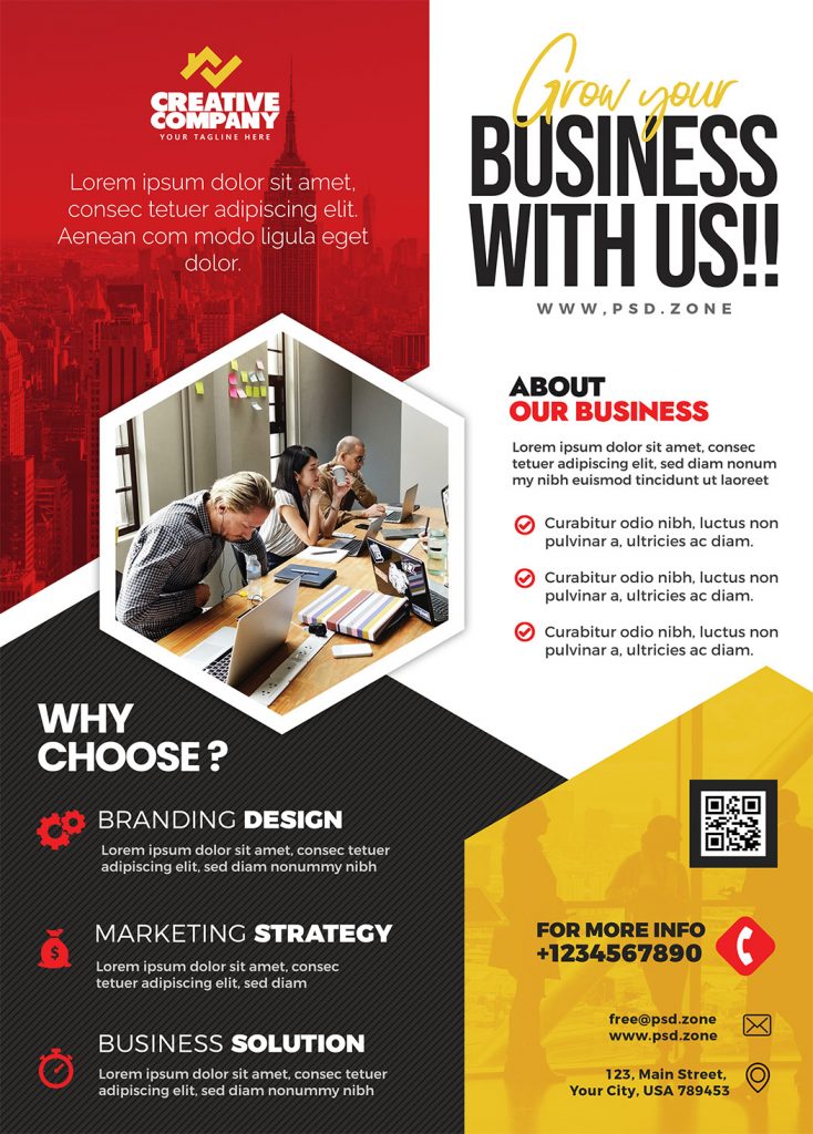 business ad design