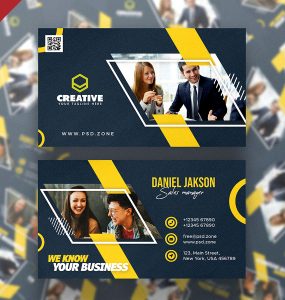 Designer Business Card Premium PSD Template