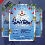 Merry Christmas Celebration Event Flyer PSD