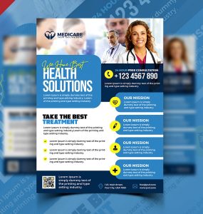 Medical and Health Services Promotional Flyer PSD
