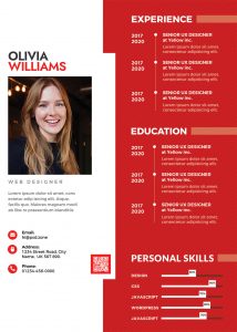 Modern Resume Curriculum Vitae Template PSD