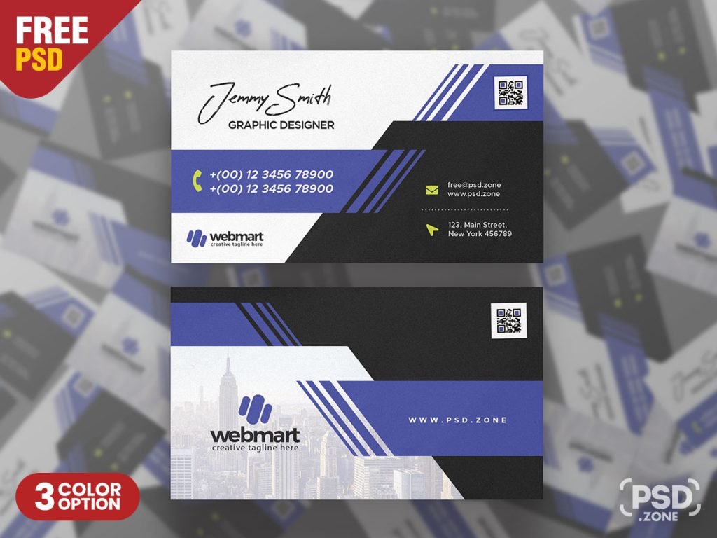 Designer Card Format Elegant Designer Business Card PSD Template – PSD Zone