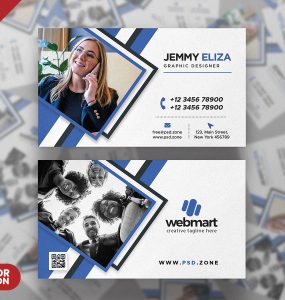 Premium Abstract Business Card PSD Template