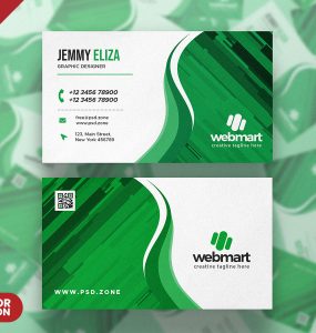 Abstract Premium Business Card PSD Templates