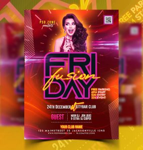Friday Night Event Party Flyer Template