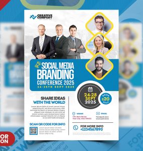 Business Conference and Workshop Flyer Promo PSD