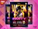 Weekend Night Party Promo Flyer PSD