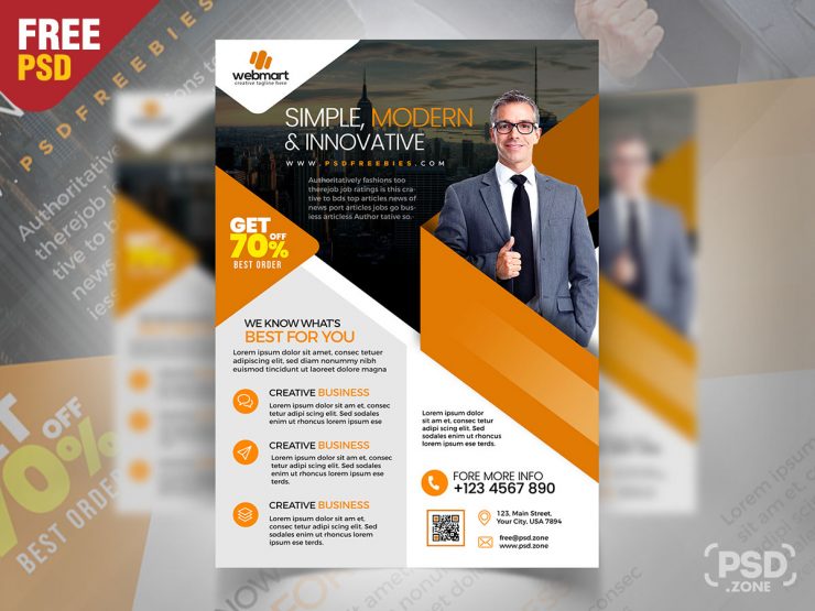 Digital Business Marketing Agency Flyer PSD