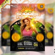 Summer Season Live Event Party Flyer PSD