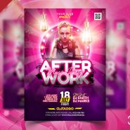 Weekend Night Club Event Party Flyer PSD